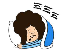 Life of Naturally curly hair people 2 sticker #5942505