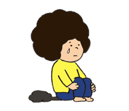 Life of Naturally curly hair people 2 sticker #5942511