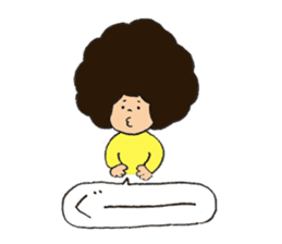 Life of Naturally curly hair people 2 sticker #5942515