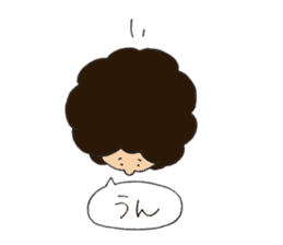 Life of Naturally curly hair people 2 sticker #5942520