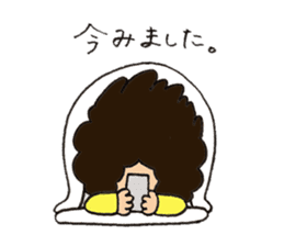 Life of Naturally curly hair people 2 sticker #5942535