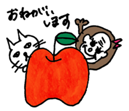 cat&monkey sticker #5942901