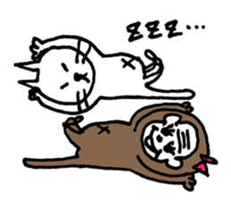 cat&monkey sticker #5942917