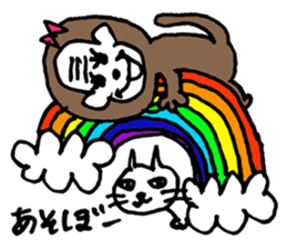 cat&monkey sticker #5942925