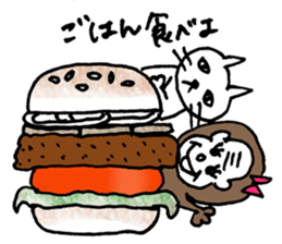 cat&monkey sticker #5942926