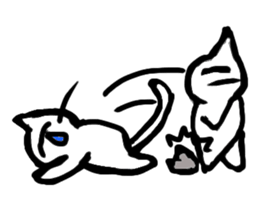 cat cat cat cat sticker #5943174