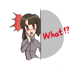 Stewardess Mao & Niu sticker #5943179