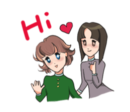 Stewardess Mao & Niu sticker #5943183