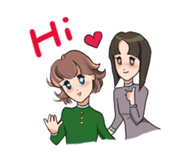 Stewardess Mao & Niu sticker #5943183