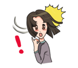 Stewardess Mao & Niu sticker #5943193