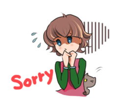 Stewardess Mao & Niu sticker #5943199