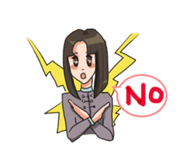 Stewardess Mao & Niu sticker #5943201