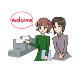 Stewardess Mao & Niu sticker #5943205