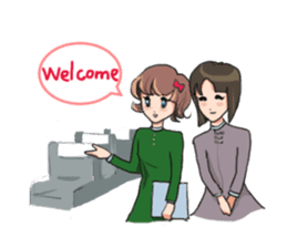 Stewardess Mao & Niu sticker #5943205