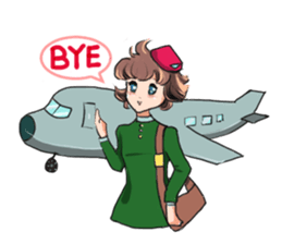 Stewardess Mao & Niu sticker #5943214