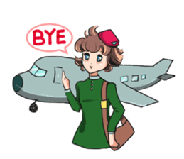 Stewardess Mao & Niu sticker #5943214