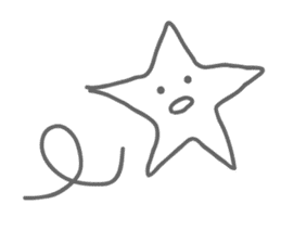 Monotone Stars sticker #5943421