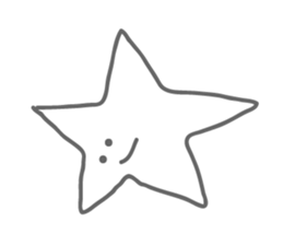 Monotone Stars sticker #5943423