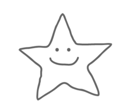 Monotone Stars sticker #5943427