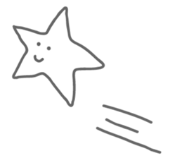 Monotone Stars sticker #5943432