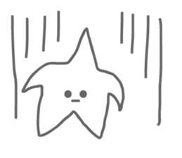 Monotone Stars sticker #5943438