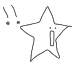 Monotone Stars sticker #5943445