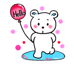 Feeling of the white bear sticker #5943497