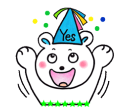 Feeling of the white bear sticker #5943499