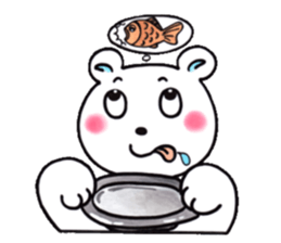 Feeling of the white bear sticker #5943504