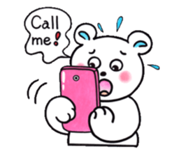 Feeling of the white bear sticker #5943505