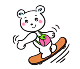 Feeling of the white bear sticker #5943506