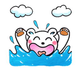 Feeling of the white bear sticker #5943507