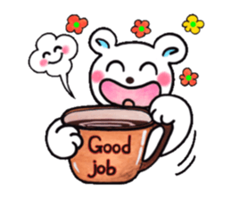 Feeling of the white bear sticker #5943513