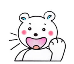 Feeling of the white bear sticker #5943524