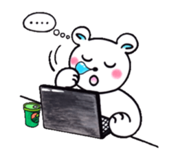 Feeling of the white bear sticker #5943530