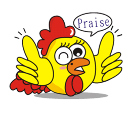 Jamie chicken & Playful duck sticker #5943856