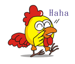 Jamie chicken & Playful duck sticker #5943857