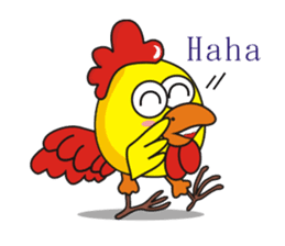 Jamie chicken & Playful duck sticker #5943857