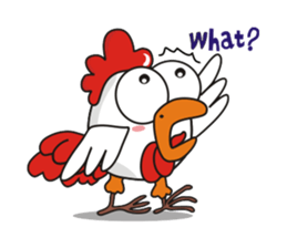 Jamie chicken & Playful duck sticker #5943858