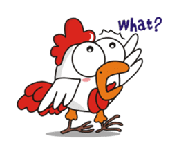 Jamie chicken & Playful duck sticker #5943858