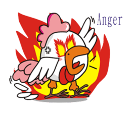 Jamie chicken & Playful duck sticker #5943860