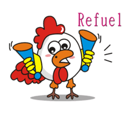 Jamie chicken & Playful duck sticker #5943863