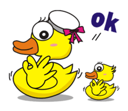 Jamie chicken & Playful duck sticker #5943864