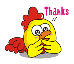 Jamie chicken & Playful duck sticker #5943865
