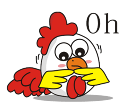 Jamie chicken & Playful duck sticker #5943867