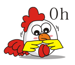 Jamie chicken & Playful duck sticker #5943867