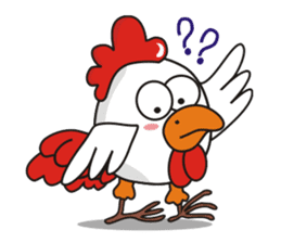 Jamie chicken & Playful duck sticker #5943868