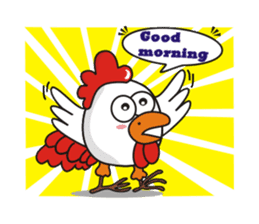 Jamie chicken & Playful duck sticker #5943869