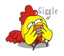 Jamie chicken & Playful duck sticker #5943870