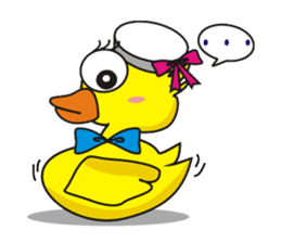 Jamie chicken & Playful duck sticker #5943871